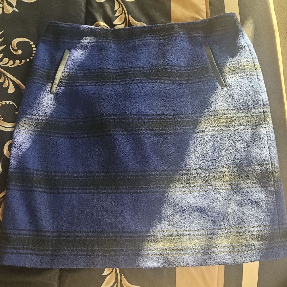 Talbots Blue Plaid Women's Skirt